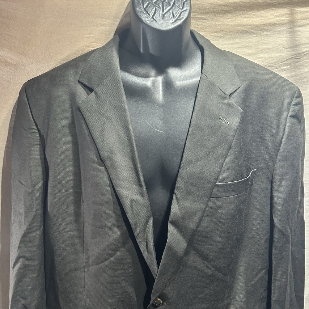 Jos. A. Bank Dark Green 100% Wool Suit Jacket - Size 46L Classic